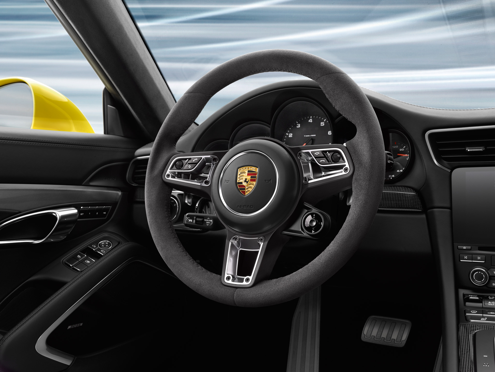 Porsche 99104440022 - Volant sport GT en Alcantara®, multifonction et chauffant