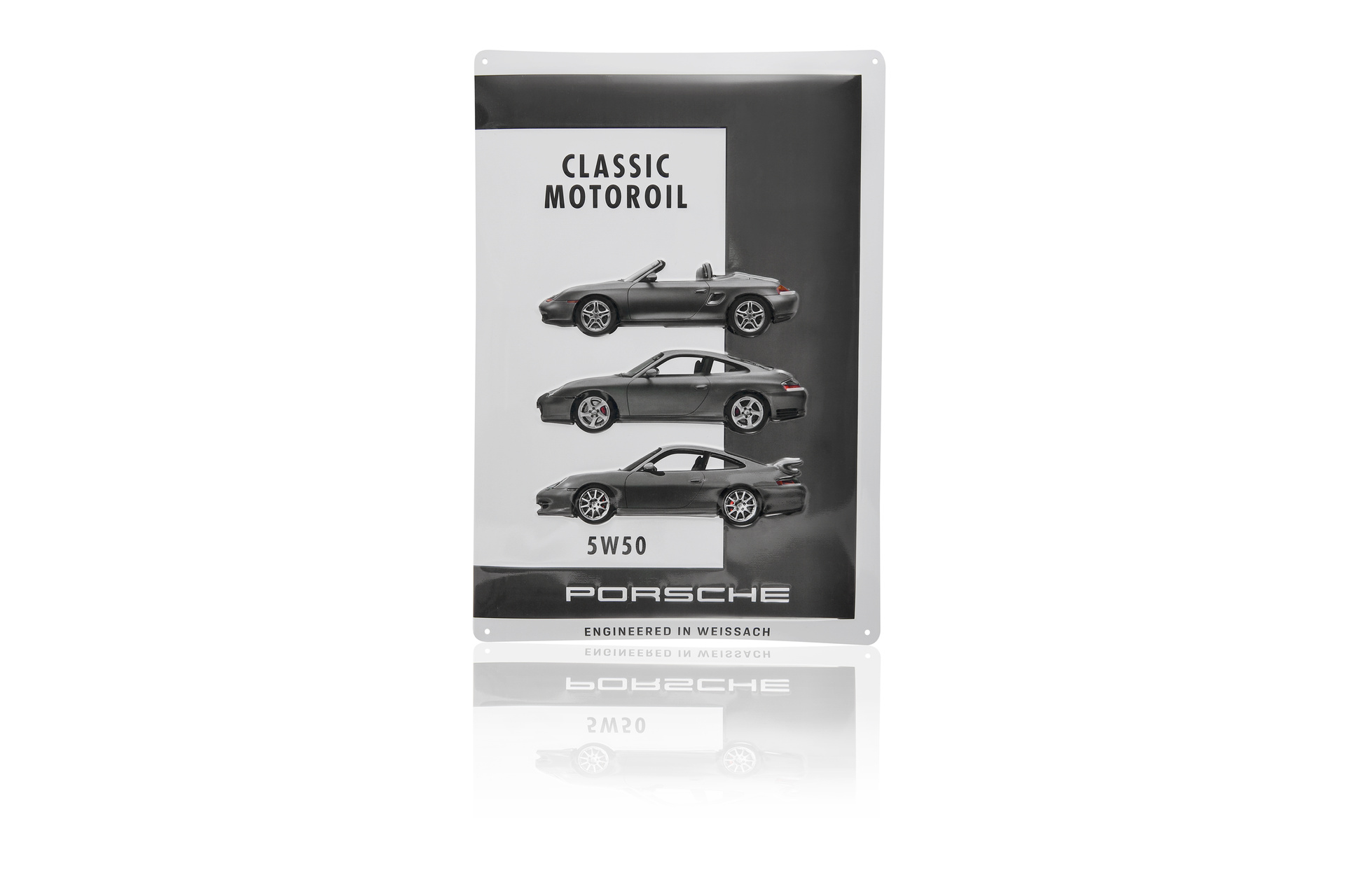 Porsche PCG04300550 - Plaque décorative Porsche Classic Motoroil 5W50