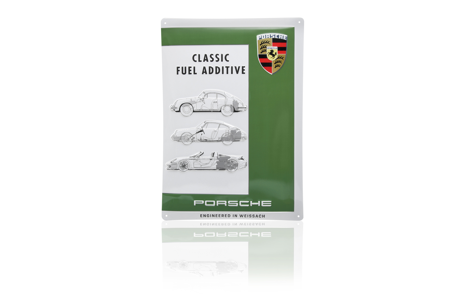 Porsche PCG04420602 - Plaque décorative Additif Carburant Porsche Classic