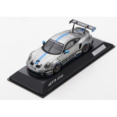 Porsche 911 GT3 Cup 992 1:43 argent/bleu