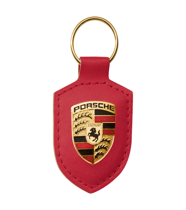 Porsche Porte-clés écusson rouge