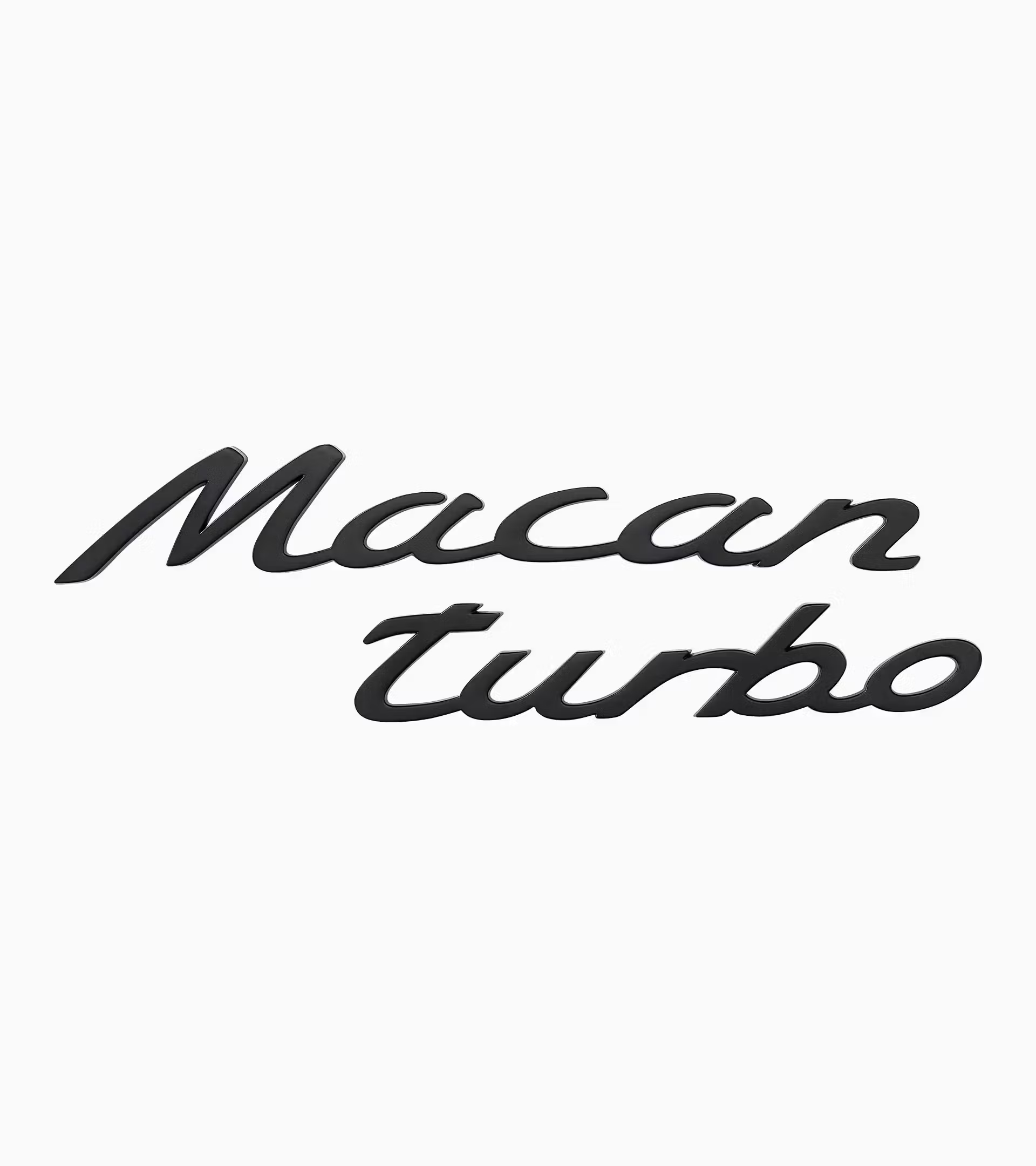 Porsche Monogramme sous la forme d’un lot de deux aimants Macan Turbo