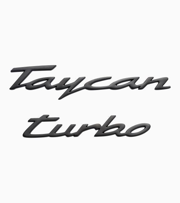 Porsche Lettrage magnétique, jeu de 2, Taycan & Turbo