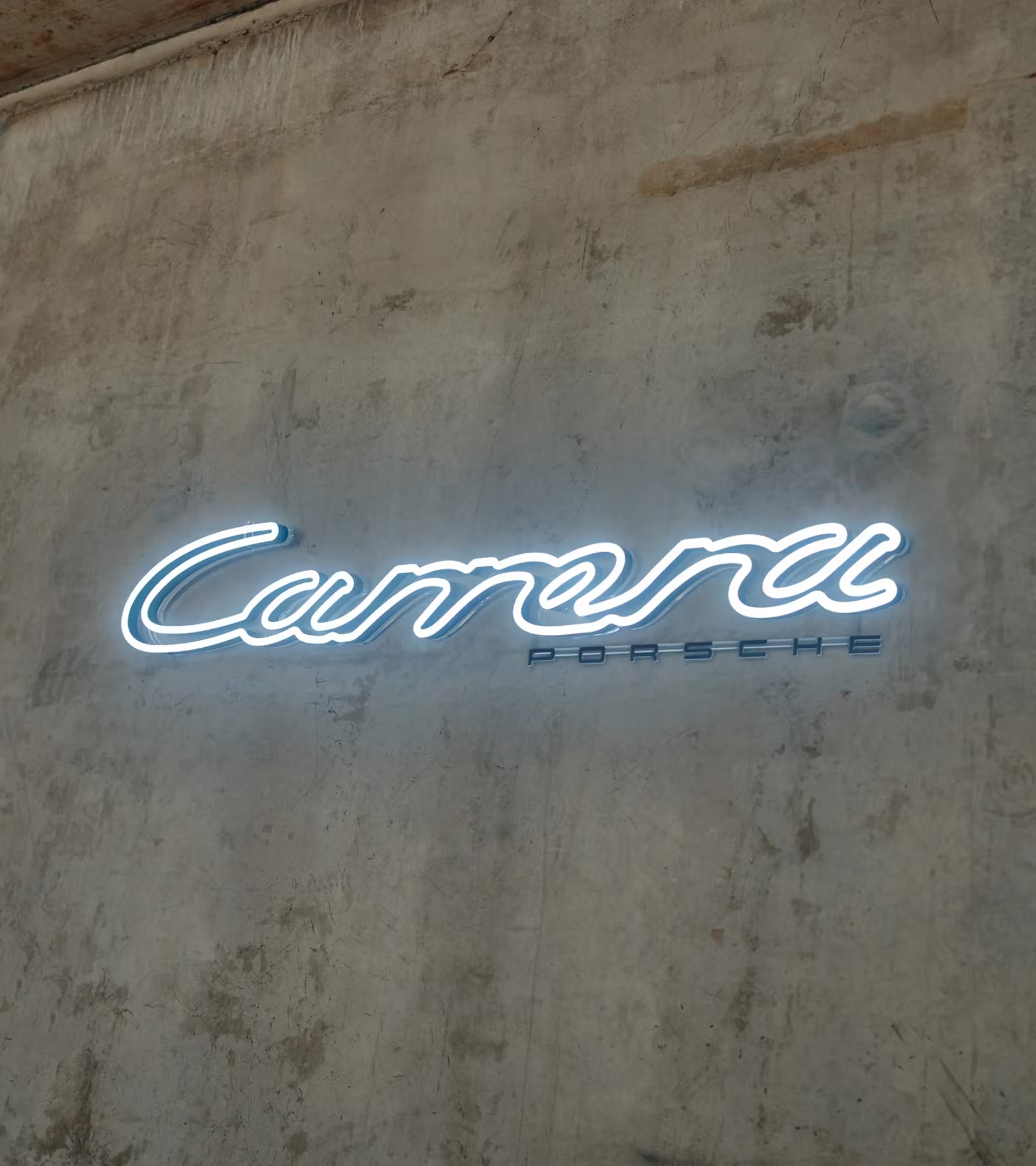 Porsche Monogramme lumineux Carrera