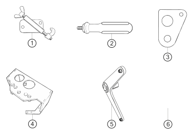 000-003 - special tools for gearbox 2
