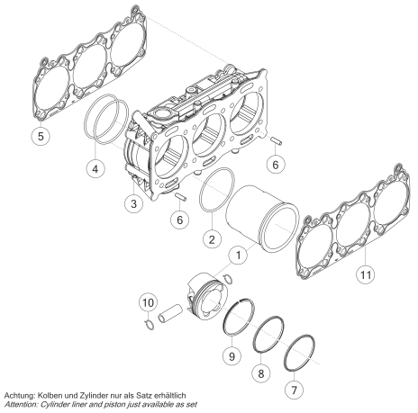 100-006 - cylinder and piston