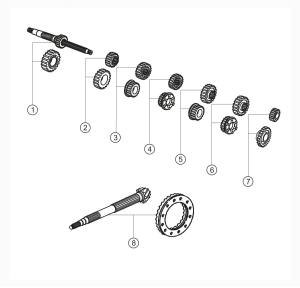 303-000 - Set of gears