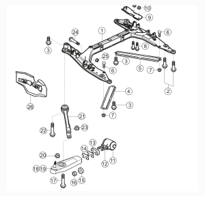 401-000 - Front axle