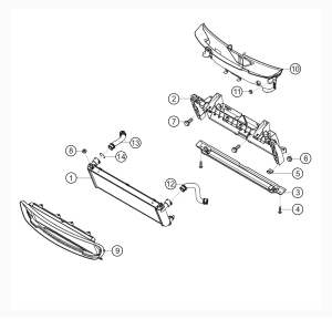 106-030 - Mid-radiator