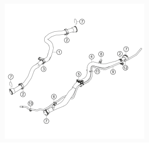 106-020 - Rear water circuit