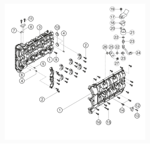 103-010 - Camshaft housing