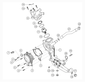 105-000 - Water- and oil suction pump