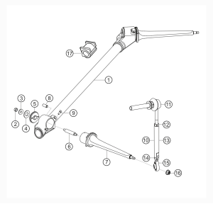 401-020 - Anti-roll bar front axle
