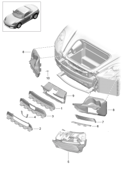802-010 - guidage d'air
pare-chocs