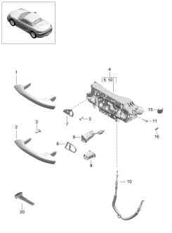 804-020 - poignee de porte ext.