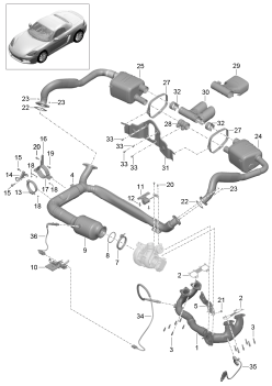 202-000 - systeme d'echappement
Silencieux
Catalyseur