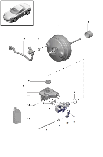 604-000 - maitre-cylindre
servofrein