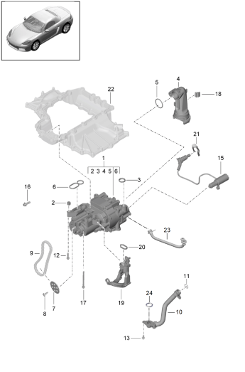 104-000 - Moteur/Press. huile/Lubrif.
pompe a huile