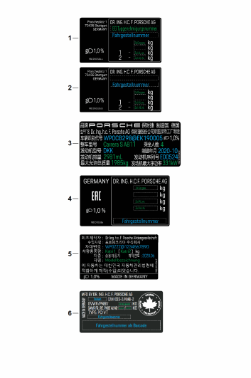 003-030 - Plaques d'identif./indicatrice
D -    MJ 2022>>