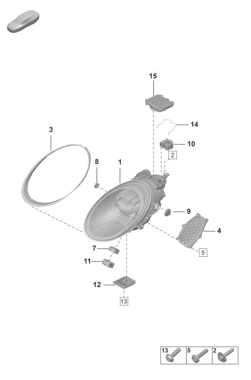 905-020 - Projecteur a LED avec
faisceau a matrice