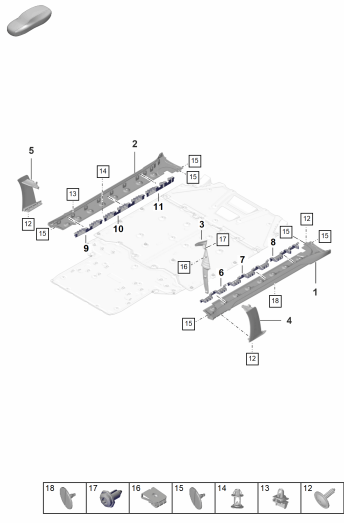 810-510 - Garniture bas de caisse