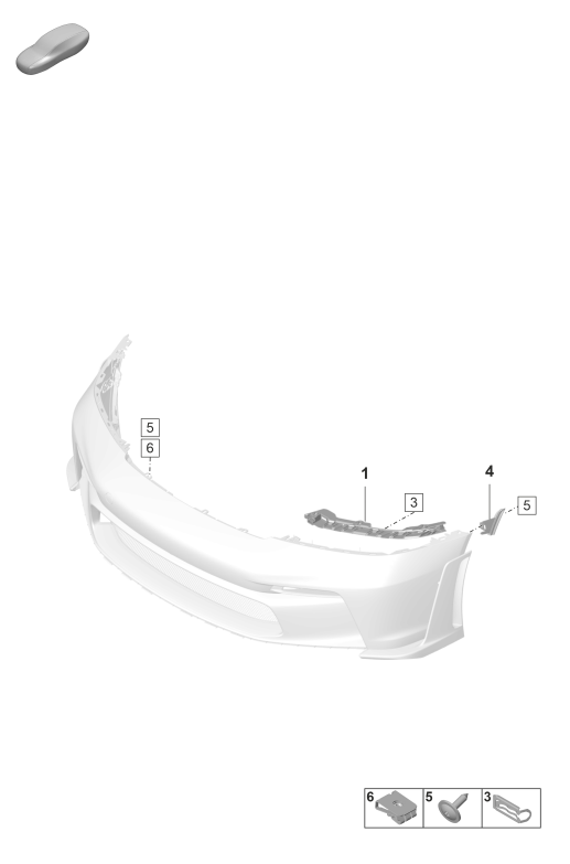 802-210 - pare-chocs
Pieces de fixation
GT3 RS