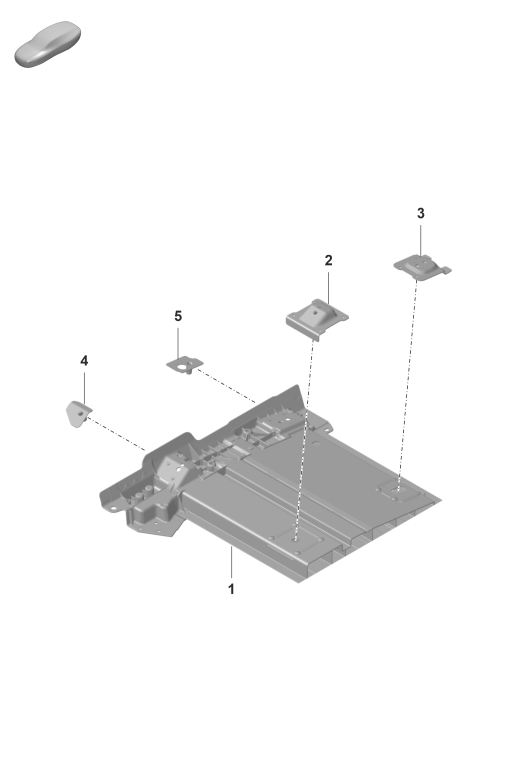 801-250 - Support de siège
Tole de plancher