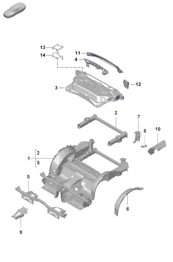 801-300 - Partie arriere du vehicule