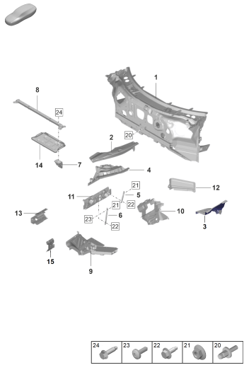 801-120 - Partie avant
Tablier avant
pieces detail