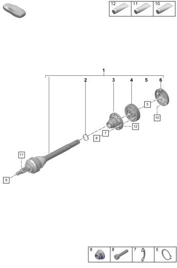 501-100 - Arbre de transmission