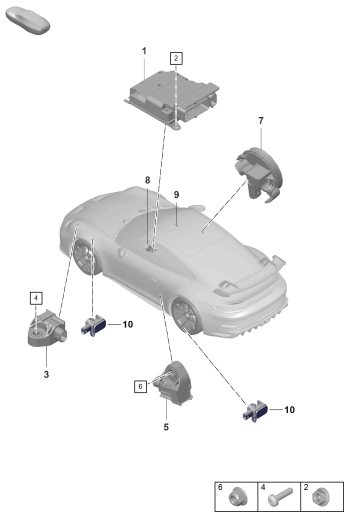 901-060 - Calculateur pour airbag
Detecteur crash airbag