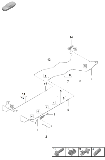 703-000 - Commande d'embrayage
hydraulique
Cylindre émetteur d'embrayage
Conduite flexible