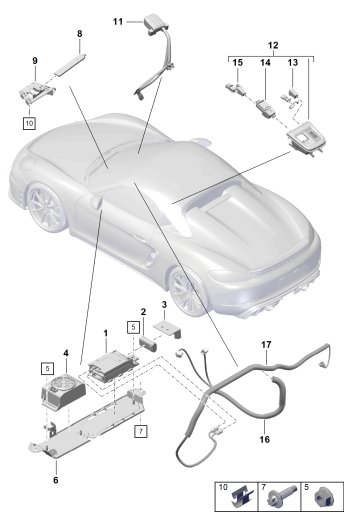 911-040 - POUR VEHICULES AVEC TELEPHONE
ET APPEL DE DéTRESSE