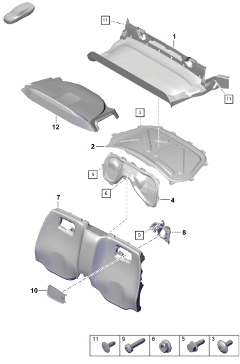 807-250 - Garnitures
Compartiment moteur