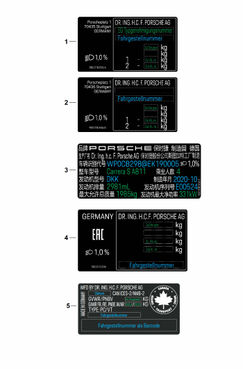 003-030 - Plaques d'identif./indicatrice
D -    MJ 2022>>