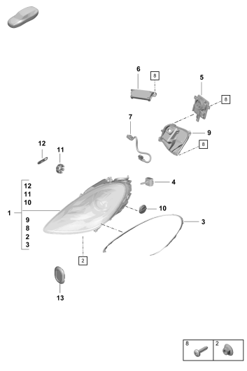 905-000 - Projecteurs