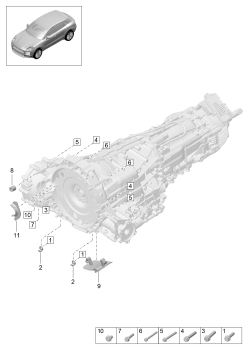306-010 - pieces de fixation p. moteur
et bv