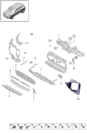 802-200 - support
Refroidisseur a eau
guidage d'air
et
porte-serrure