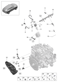107-010 - Rampe d'injection
Injecteur haute pression
pompehaute pression