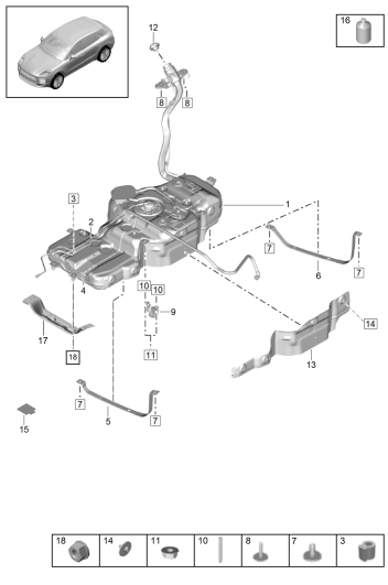 201-000 - reservoir a carburant avec
pieces rapportees