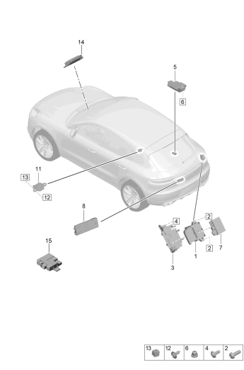 901-035 - Calculateurs
Partie arriere du vehicule
