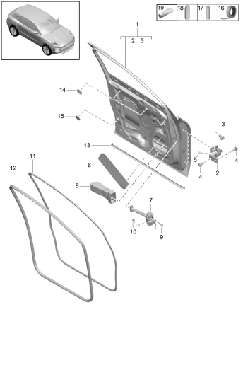 804-000 - Assemblage-tôlerie porte
Elements carross.amovibles
