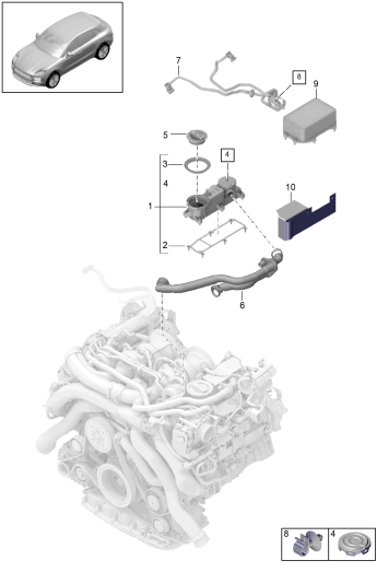 107-350 - Aeration pour bloc-cylindres
separateur d'huile