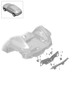 801-350 - Tole de cloture
Partie arriere du vehicule