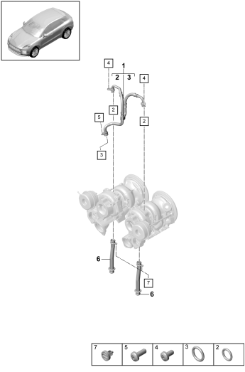 202-200 - conduite de pression d'huile
pour
Turbocompresseur a gaz d'ech.
