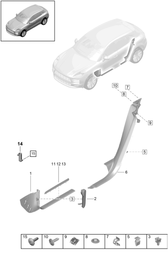 807-200 - Enjoliveur de seuil de porte
Bas de caisse
Elements carross.amovibles