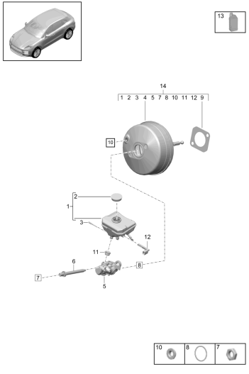 604-000 - maitre-cylindre
servofrein