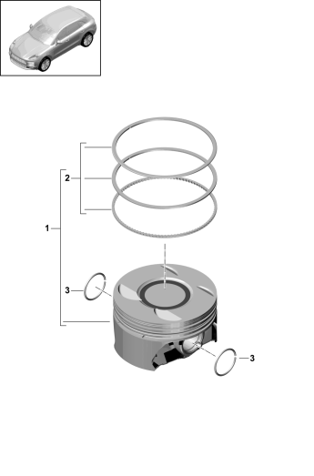 102-300 - piston
Attention! Pas de montage
mixte de differents fabricants
admis!
Pour le remplacement, utiliser
exclusivement des pieces du
meme fabricant que l'existant.
Si toutes les pieces sont
remplacees, il est possible
de changer de fabricant.