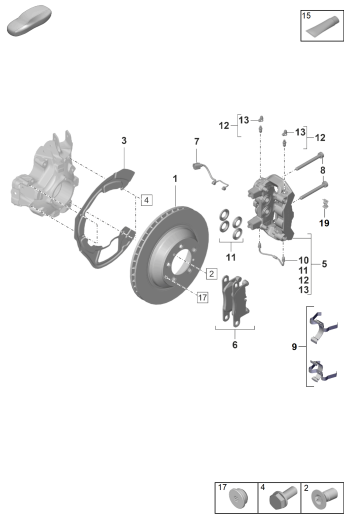 603-005 - Freins a disque
Essieu arriere