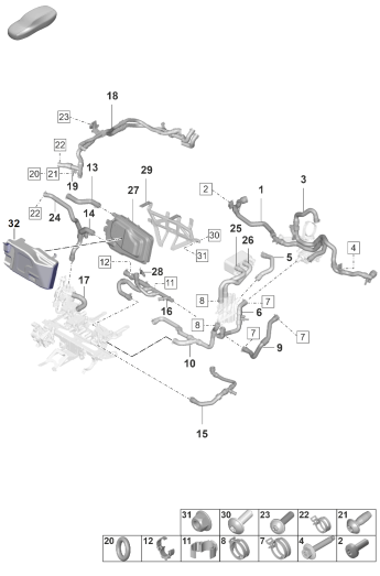 155-060 - Conduit liq. refroidissement
flexible de chauffage
chauffage
D             >> -    MJ 2020